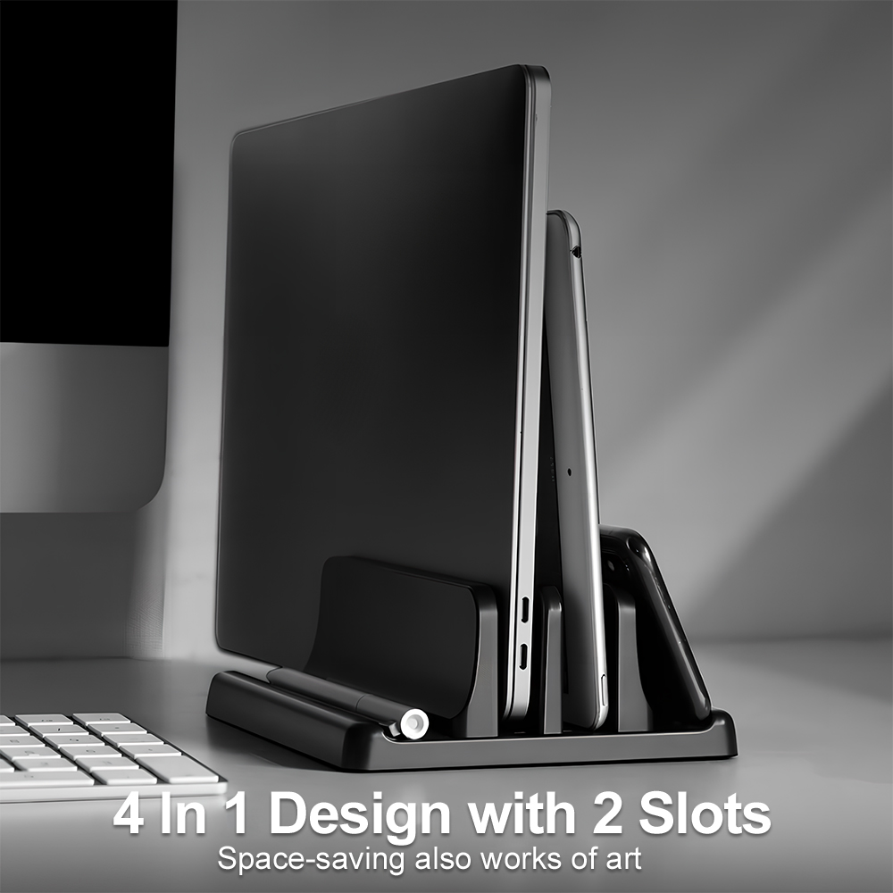 Vertical Laptop Stand - Support pour ordinateur portable 4 en