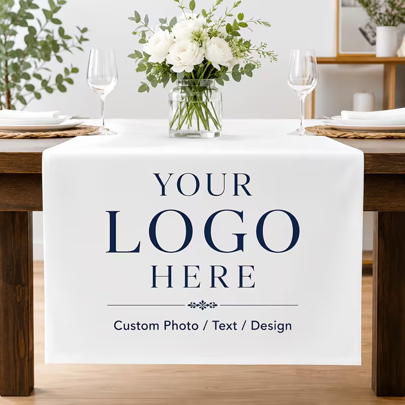 Desk Setup Background - Bannière de table personnalisée pour mariage,