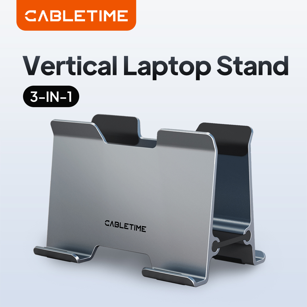 Vertical Laptop Stand - CABLETIME – support vertical pour ordinateur