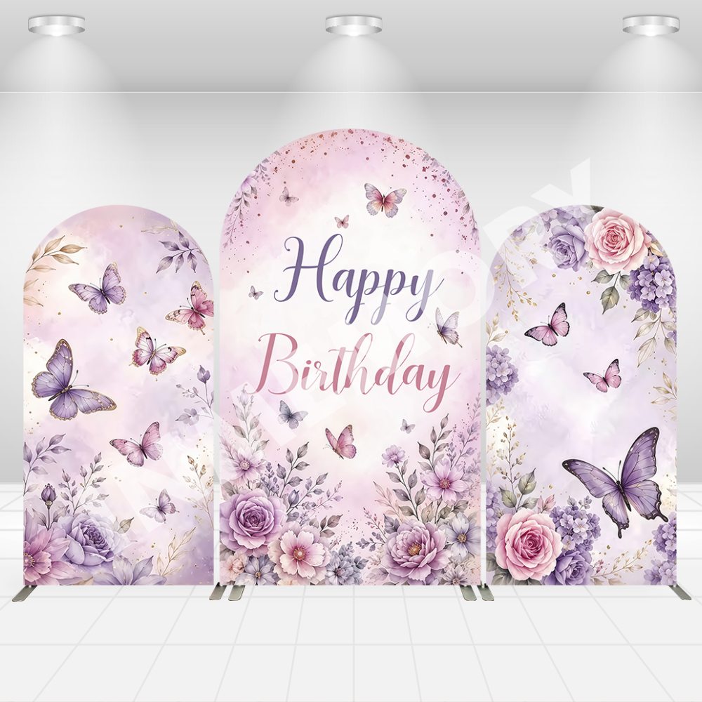 Desk Setup Background - Housse d'arche double face Joyeux Anniversaire,