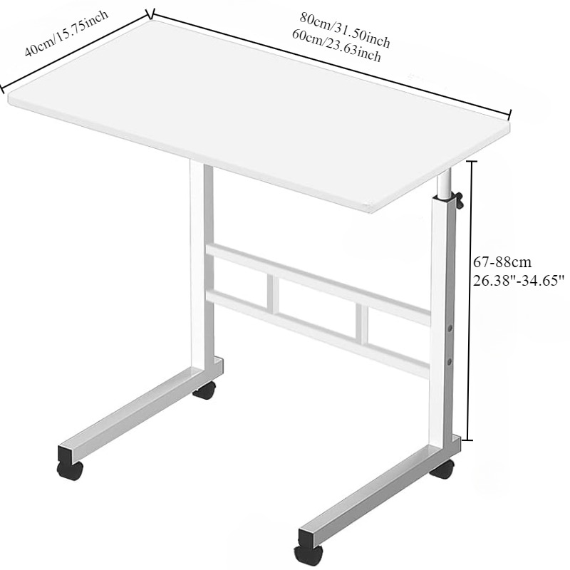 Bureau de chevet avec roulette - Desk Setup Maker avis et prix