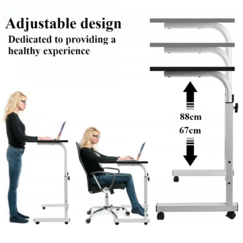 Bureau de chevet avec roulette - Desk Setup Maker avis et prix