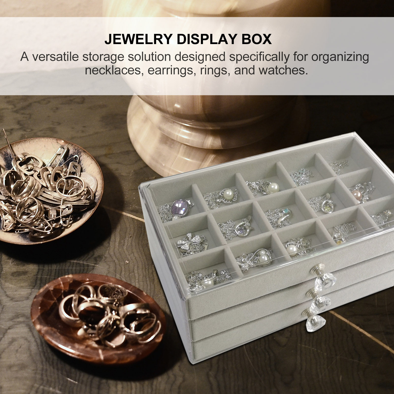 Boîte de rangement pour bijoux - Jewelry Desk Setup avis et prix