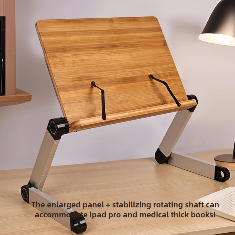 Bureau de lit en bambou réglab - Desk Setup With Ipad avis et prix