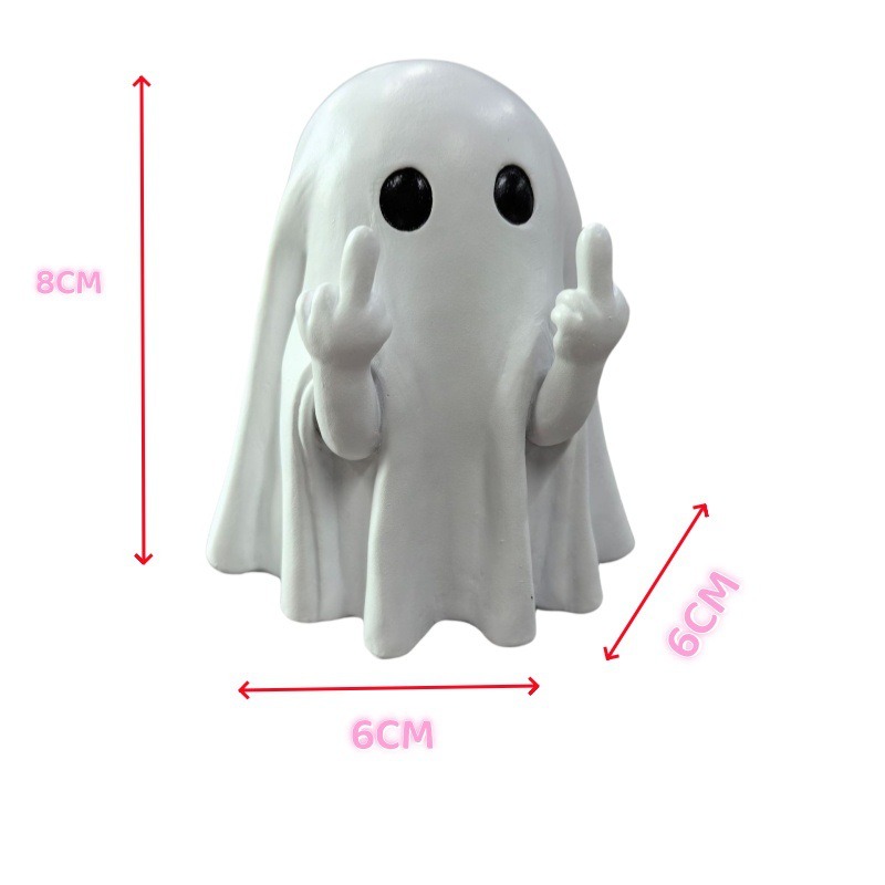 Figurine fantôme mignonne en r - Desk Setup At Home avis et prix